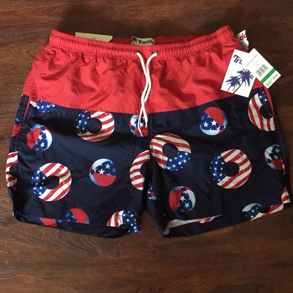 Trunks squad swim men short size L new